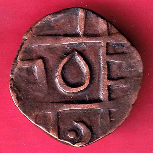 BHUTAN DEB  HALF DEB COPPER COIN  :- @HUB1431
