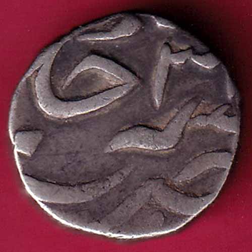 BROACH STATE HALF RUPEE SILVER COIN  – S1000