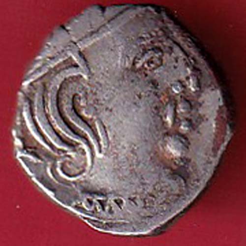 ANCIENT INDIA KSHATRAP DYNASTY KINGS PORTRAIT RARE SILVER COIN  :- OO3087