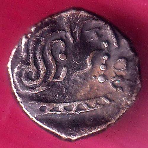 Ancient india gupta dynasty king portrait RARE SILVER COIN :- OO1504