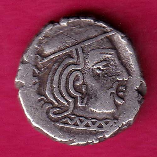 Ancient India Kshtrap Dynasty Kings Portrait Silver Coin –@HUB1964