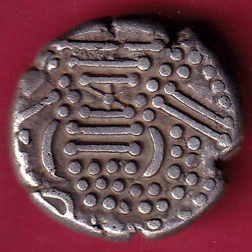 ANCIENT INDIA GADHAYA DYNASTY KING PORTRAIT COIN :-S2655
