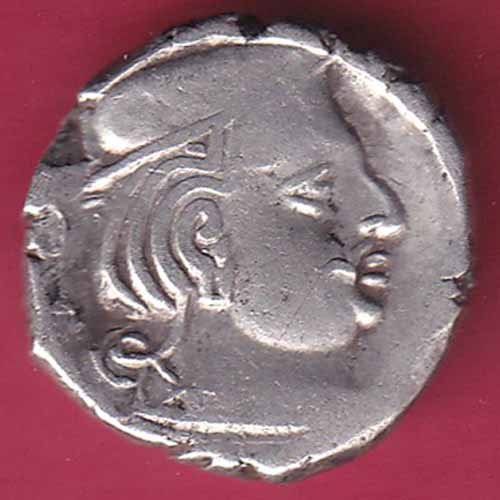 ANCIENT INDIA KSHATRAP DYNASTY KINGS PORTRAIT RARE SILVER COIN :- S2698