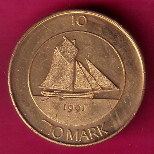 ALAND T10 DALER 1991 10 T10MARK  :- OO2058