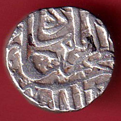 MUGHALS MOHD. AKBAR MAHMUDI SWASTIKA MARK SILVER COIN  :- OO3151