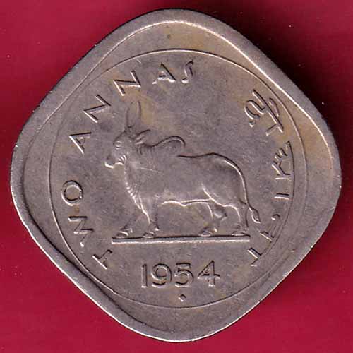 Government Of India 1954 Two Annas - S1688