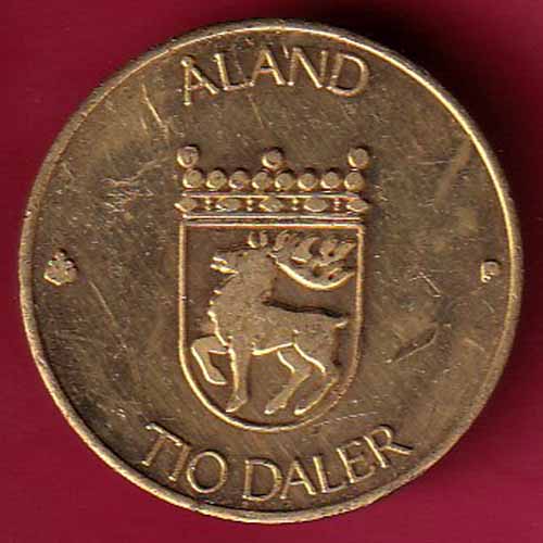Finland 10 Markkaa Aland 1991 tio deler tio mark -VA195