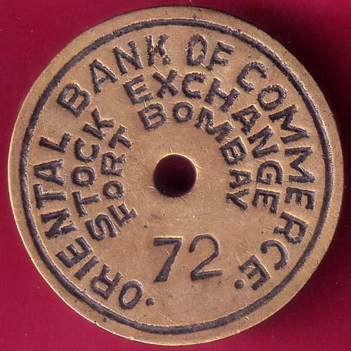 BANK TOKEN: ORIENTAL BANK OF COMMERCE EXTN. COUNTER 72 –@HUB3772