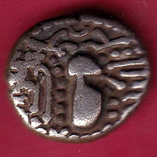 ANCIENT INDIA GADHAYA DYNASTY KING PORTRAIT COIN :- S2295