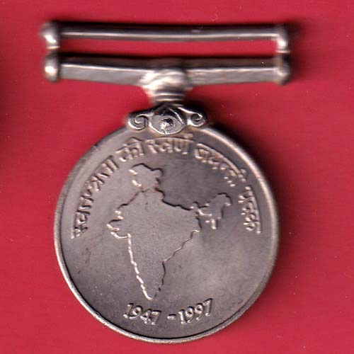 MEDAL: 50TH ANNIVERSARY OF INDEPENDENCE 1947-1997–@HUB5413