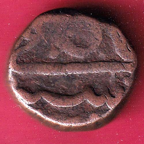 Ahmednagar sultanate nizam shahi falus copper coin–@HUB2062
