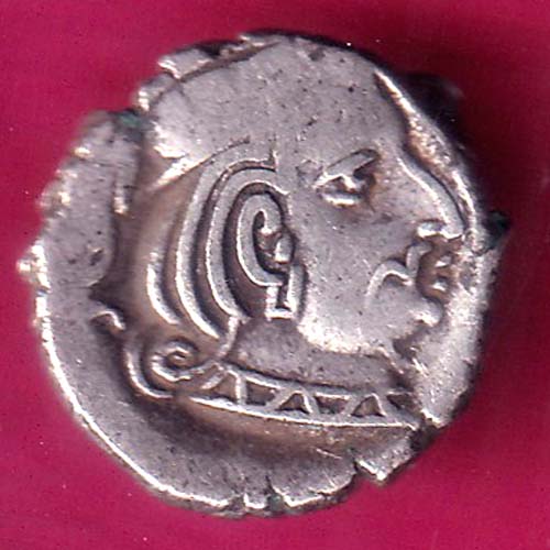 ANCIENT INDIA KSHATRAP DYNASTY KINGS PORTRAIT RARE SILVER COIN  :- OO1637