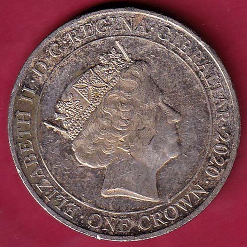A MIRACLE OF DELIVERRANCE 1940 ELIZABETH II GIBRALTAR ONE CROWN 2020– OO2267