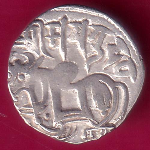 Hindushahia, kabul n gandhara silver drachma horseman n bill type coin –@HUB2852
