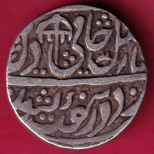 Rohilakhand ,Qasba panipat,Ino shahalam-ii SWASTIKA & UMBRELLA silver rupee :- S2425