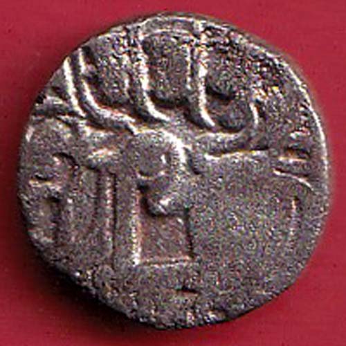 DELHI SULTAN SAMANT DEVA HORSE MAN & BULL TYPE COIN–@HUB5458