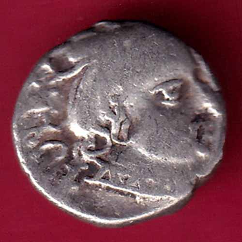 ANCIENT INDIA KSHATRAP DYNASTY KINGS PORTRAIT RARE SILVER COIN– S1954