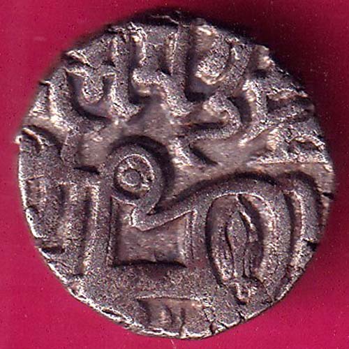 DELHI SULTAN SAMANT DEVA HORSE MAN & BULL TYPE  BILLON COIN:- OO277