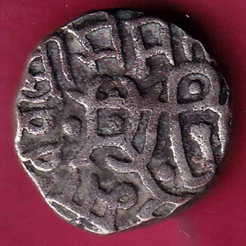 DELHI SULTAN SAMANT DEVA HORSE MAN & BULL TYPE COIN - S1377