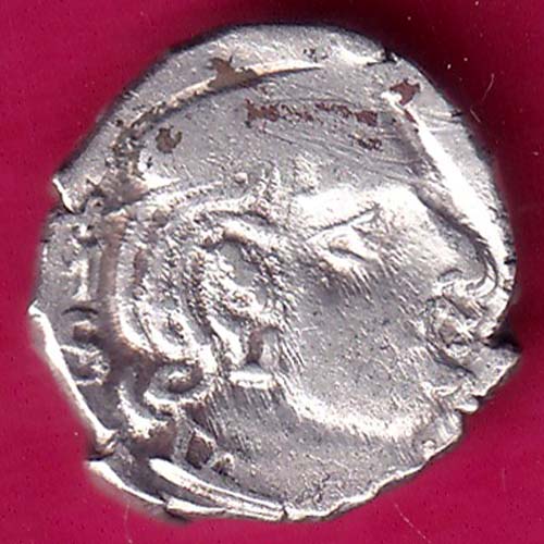 ANCIENT INDIA KSHTRAP DYNASTY KINGS PORTRAIT SILVER COIN –@HUB3741