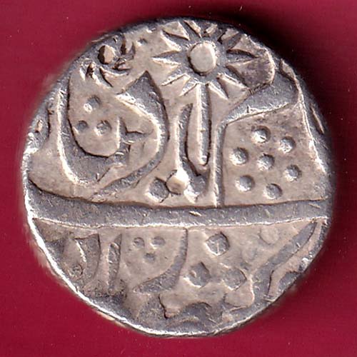 CHATRAPUR STATE ONE RUPEE SILVER COIN  :- S2150