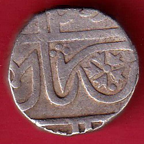 GWALIOR STATE JAYAJI RAO ONE RUPEE SILVER COIN :- OO3353