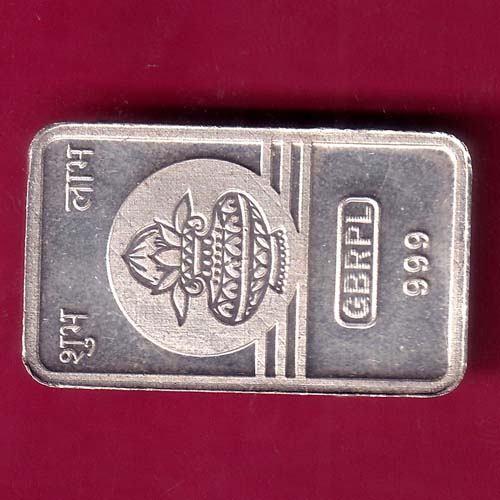 SILVER BAR- Weight –9.95 gm: GBRPL 9 GRAMS 999 FINE SILVER INDIA@hub4873
