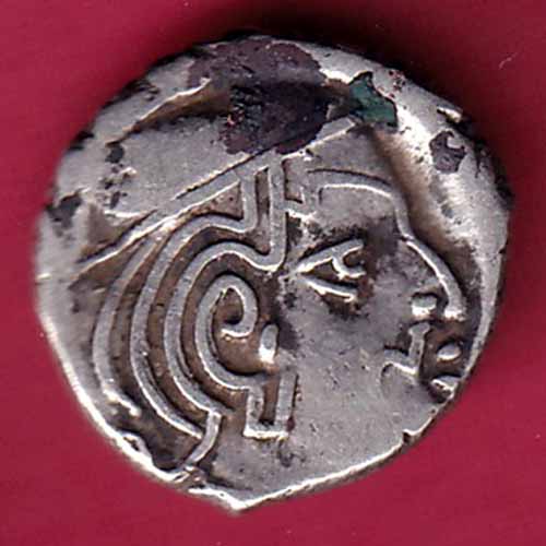 ANCIENT INDIA KSHATRAP DYNASTY KINGS PORTRAIT RARE SILVER COIN – S1950