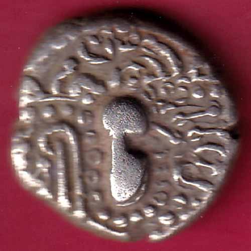 ANCIENT INDIA GADHAYA DYNASTY KING PORTRAIT COIN – S1076