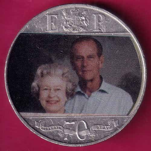 UNC ELIZABETH II DEI-GRA REGINA. GIBRALTAR 2021  one crown 70 Years Strength and Stay–@HUB2597