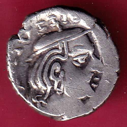 ANCIENT INDIA KSHATRAP DYNASTY KINGS PORTRAIT RARE SILVER COIN :- S2251