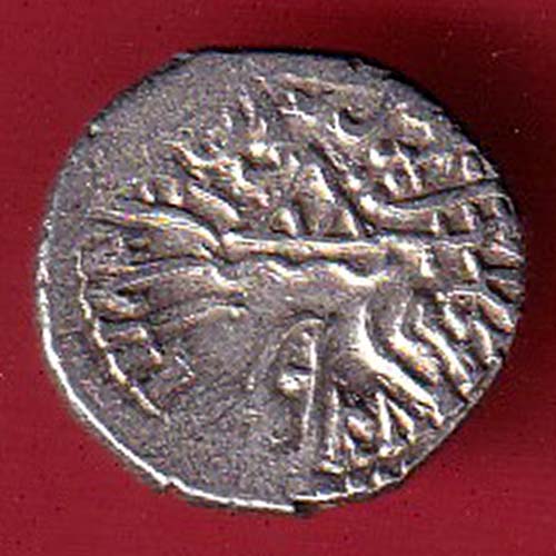 ANCIENT INDIA KSHATRAP DYNASTY KINGS PORTRAIT RARE SILVER Beautiful Coin-  oo4570