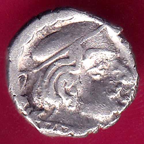 ANCIENT INDIA KSHATRAP DYNASTY KINGS PORTRAIT RARE SILVER COIN :- OO400