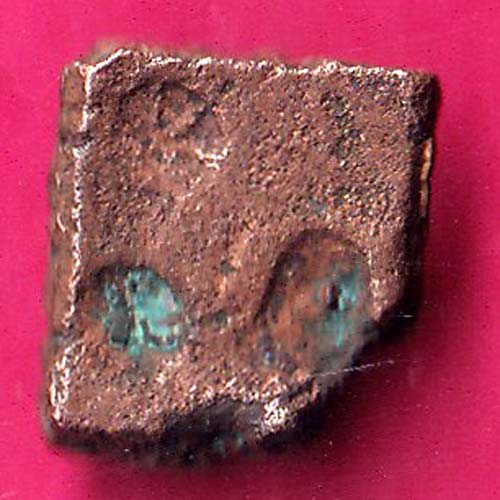 “RARE” CENTRAL INDIA VIDISHA ERAN SMALL PUNCHMARK COPPER COIN@hub5085