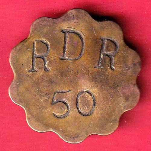 TOKEN : GANDJI MILLS RDR 50  –OO5769