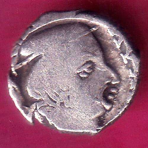 ANCIENT INDIA KSHATRAP DYNASTY KINGS PORTRAIT RARE SILVER COIN:- OO1286