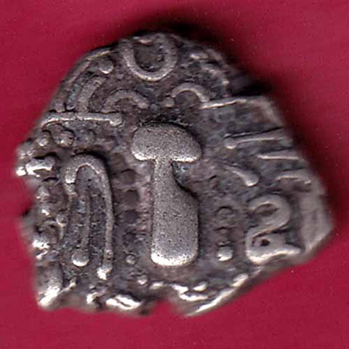 ANCIENT INDIA GADHAYA DYNASTY KING PORTRAIT COIN- S1486