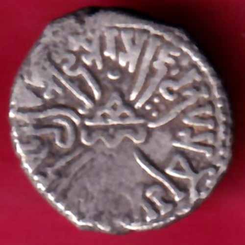 ANCIENT INDIA KSHATRAP DYNASTY KING PORTRAIT SILVER COIN - S1561