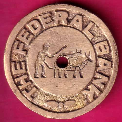 BANK TOKEN ;- THE FEDERAL BANK:- OO955