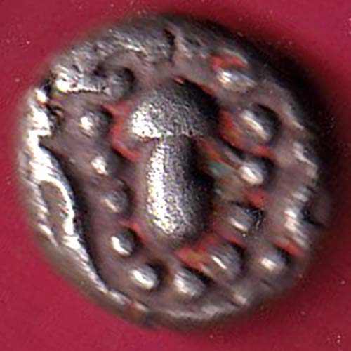 ANCIENT INDIA GADHAYA DYNASTY KING PORTRAIT COIN– OO2756