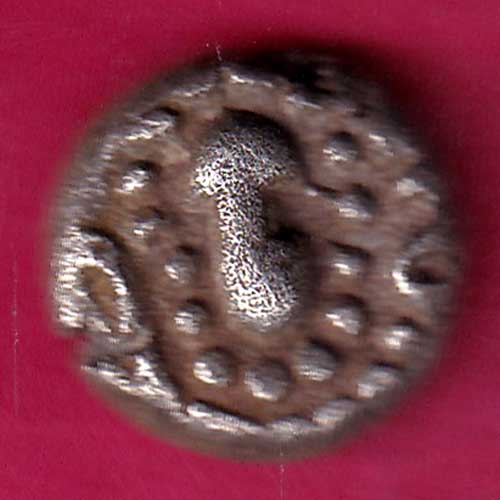 ANCIENT INDIA GADHAYA DYNASTY KING PORTRAIT COIN–@HUB1903