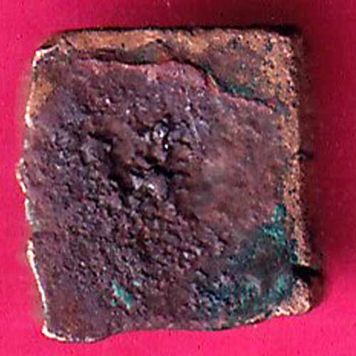 “RARE” CENTRAL INDIA VIDISHA ERAN SMALL PUNCHMARK COPPER COIN  –@HUB4022