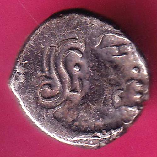 Ancient india gupta dynasty king portrait RARE SILVER COIN :- OO1407