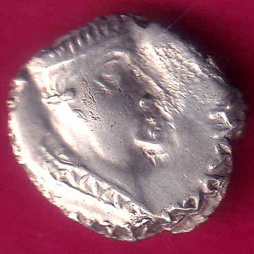 ANCIENT INDIA NAHAPAN DYNESTY KINGS PORTRAIT SILVER COIN –@HUB2769