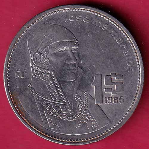 1 Peso 1985:- S2412