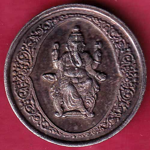 SILVER TOKEN:Weight – 2.54 gm SHREE GANESHJI SMALL TOKEN–@HUB2324