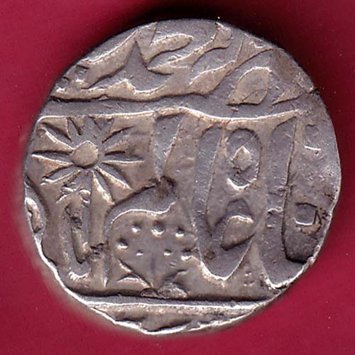 Chatrapur State  RY 25 One Rupee silver coin–@HUB2102