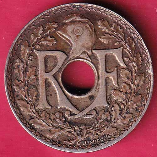 World Coin France 25 Centimes 1920–@HUB2311