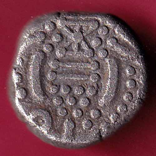 ANCIENT INDIA GADHAYA DYNASTY KING PORTRAIT COIN :-S2646