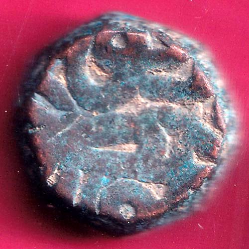 MUGHALS AKBAR AJMER MINT DATE 999 ONE DAM –@HUB3466